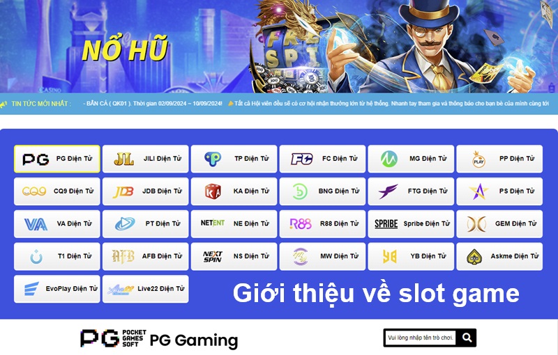 Giới thiệu về slot game