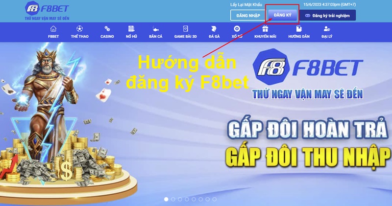 Hướng dẫn đăng ký F8bet